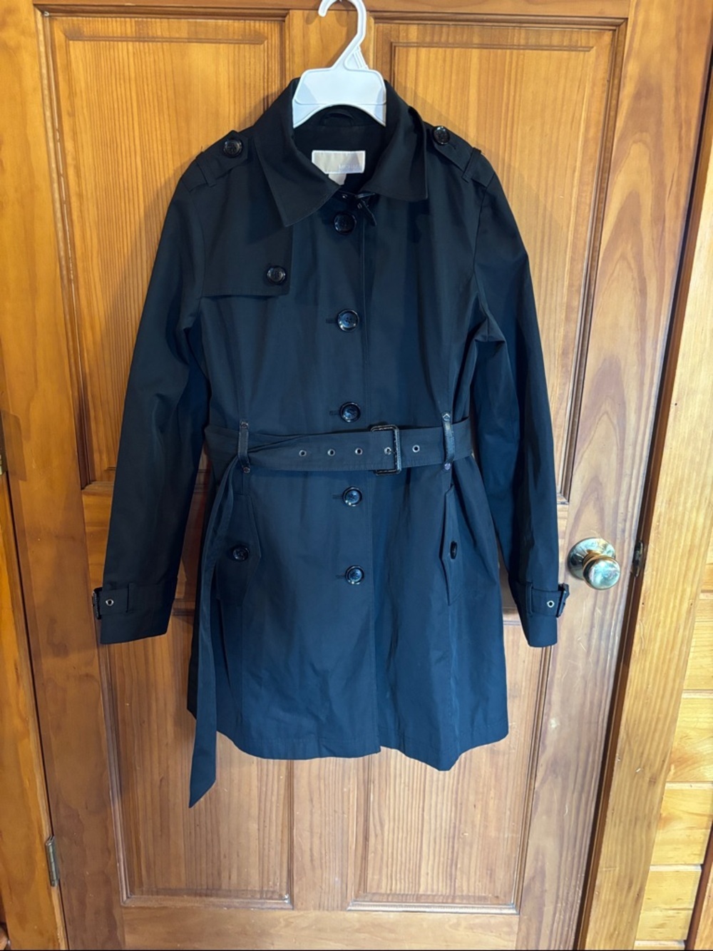 Michael Kors Black Jacket with Cream Label